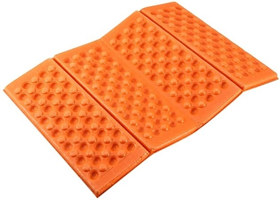 Cadeira de almofada pequena à prova d'água com 4 dobras almofadas de espuma para caminhadas 39,5x27,5x1,5cm