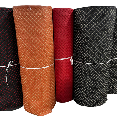 Personalizar espessura espuma de couro PVC com design de bordados para carrinho cadeira de segurança