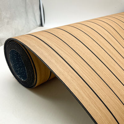 Painéis de madeira flexíveis autoadesivos da grade da grão para a decoração pequena dos lugares públicos