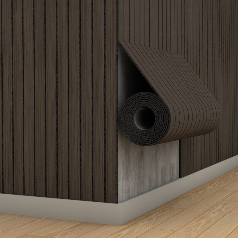 Papel de parede macio resistente à mancha da placa da grade da ripa de IXPE para a decoração do edifício de escritórios