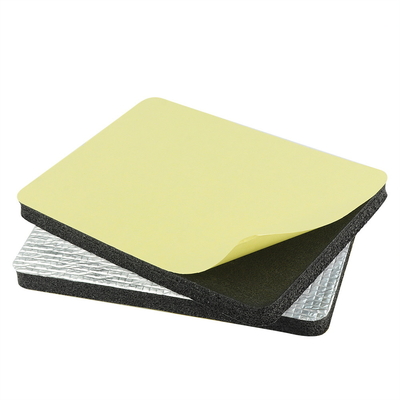 Auto-aderente XPE espuma de isolamento climatizado laminada de alumínio de prata para tubulação