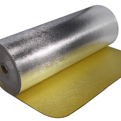 Material de isolamento de parede do piso de papel alumínio de espuma de XPE impermeável