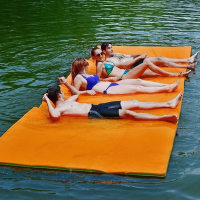 Logotipo personalizado Mochila de natação de espuma de célula fechada de espuma Xpe Pad flutuante do lago Oasis