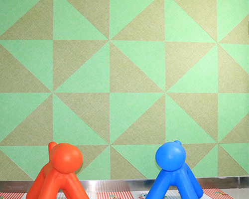 Mostrando série de parede de papel de parede de espuma 3D anti-incrustante para escritório e restaurante