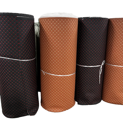 Cores bordadas de PVC com espuma e suportes não tecidos para carrinhos