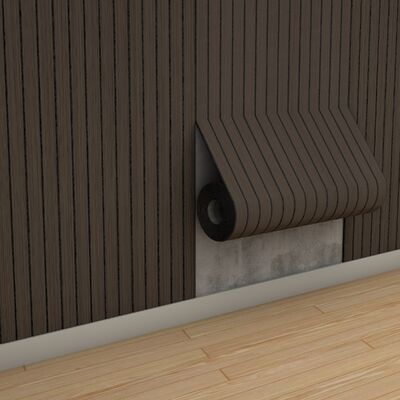 Painéis macios da veneziana da grade da grão de madeira elástica impermeável do PVC de IXPE para a decoração da escola